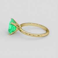 2.73 Ct. Emerald Ring, 18K Yellow Gold 4
