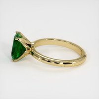 2.05 Ct. Emerald Ring, 18K Yellow Gold 4