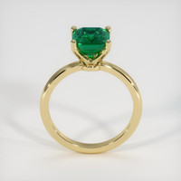 2.42 Ct. Emerald Ring, 18K Yellow Gold 3