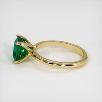 2.42 Ct. Emerald Ring, 18K Yellow Gold 4