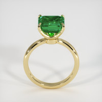 3.78 Ct. Emerald Ring, 18K Yellow Gold 3