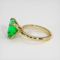 3.22 Ct. Emerald Ring, 18K Yellow Gold 4