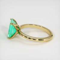 2.29 Ct. Emerald Ring, 18K Yellow Gold 4
