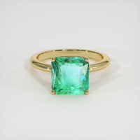 2.69 Ct. Emerald Ring, 18K Yellow Gold 1