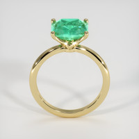 2.69 Ct. Emerald Ring, 18K Yellow Gold 3