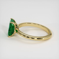 1.65 Ct. Emerald Ring, 18K Yellow Gold 4