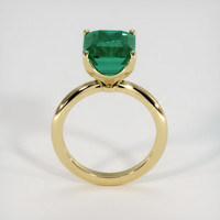 5.95 Ct. Emerald Ring, 18K Yellow Gold 3