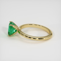 1.67 Ct. Emerald Ring, 18K Yellow Gold 4