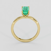 1.57 Ct. Emerald Ring, 18K Yellow Gold 3