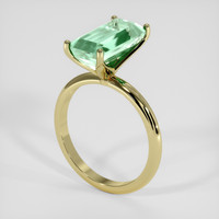 4.82 Ct. Emerald Ring, 18K Yellow Gold 2
