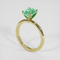 1.85 Ct. Emerald Ring, 18K Yellow Gold 2