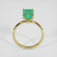 3.25 Ct. Emerald Ring, 18K Yellow Gold 3