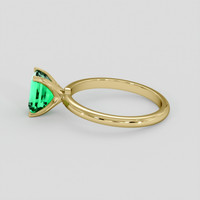 1.49 Ct. Emerald Ring, 18K Yellow Gold 4