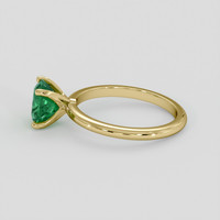 1.45 Ct. Emerald Ring, 18K Yellow Gold 4