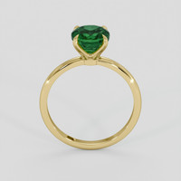 2.00 Ct. Emerald Ring, 18K Yellow Gold 3