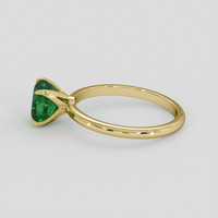 2.00 Ct. Emerald Ring, 18K Yellow Gold 4