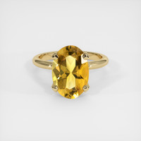 3.66 Ct. Gemstone Ring, 18K Yellow Gold 1