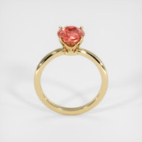 2.50 Ct. Padparadscha Sapphire Ring, 18K Yellow Gold 3