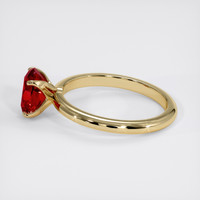 1.42 Ct. Ruby Ring, 18K Yellow Gold 4
