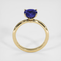 2.44 Ct. Blue Sapphire Ring, 18K Yellow Gold 3