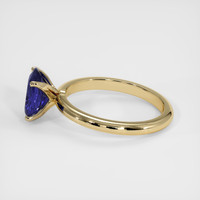 2.44 Ct. Blue Sapphire Ring, 18K Yellow Gold 4
