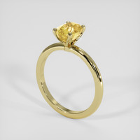 1.65 Ct. Yellow Sapphire Ring, 18K Yellow Gold 2