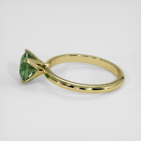 2.23 Ct. Green Sapphire Ring, 18K Yellow Gold 4