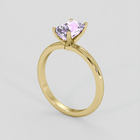1.62 Ct. Purple Sapphire Ring, 18K Yellow Gold 2