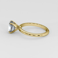 1.87 Ct. Bluish Grey Sapphire Ring, 18K Yellow Gold 4