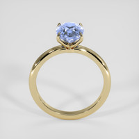 2.33 Ct. Blue Sapphire Ring, 18K Yellow Gold 3