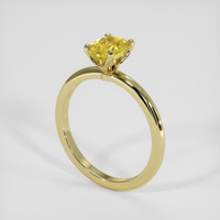 1.20 Ct. Yellow Sapphire Ring, 18K Yellow Gold 2