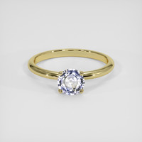0.92 Ct. Bi Color Sapphire Ring, 18K Yellow Gold 1