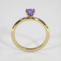 0.91 Ct. Purple Sapphire Ring, 18K Yellow Gold 3