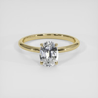 1.23 Ct. Yellow Sapphire Ring, 18K Yellow Gold 1