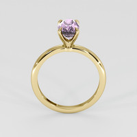 1.62 Ct. Pinkish Purple Sapphire Ring, 18K Yellow Gold 3