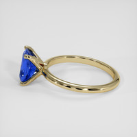 1.31 Ct. Blue Sapphire Ring, 18K Yellow Gold 4