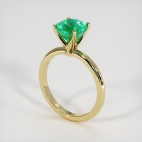 1.95 Ct. Emerald Ring, 18K Yellow Gold 2