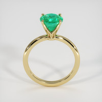 1.95 Ct. Emerald Ring, 18K Yellow Gold 3