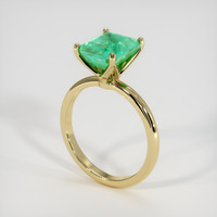 2.12 Ct. Emerald Ring, 18K Yellow Gold 2