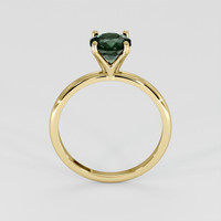 2.14 Ct. Green Sapphire Ring, 18K Yellow Gold 3