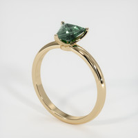 0.93 Ct. Sapphire Ring, 18K Yellow Gold 2