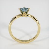 0.71 Ct. Sapphire Ring, 18K Yellow Gold 3