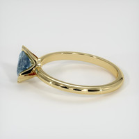 0.71 Ct. Sapphire Ring, 18K Yellow Gold 4