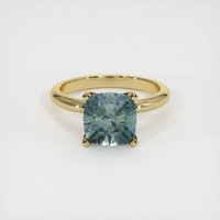 3.29 Ct. Sapphire Ring, 18K Yellow Gold 1
