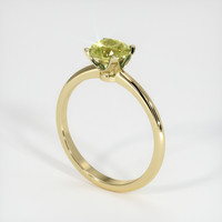 1.17 Ct. Sapphire Ring, 18K Yellow Gold 2