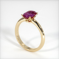1.78 Ct. Sapphire Ring, 18K Yellow Gold 2
