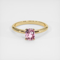 0.92 Ct. Sapphire Ring, 18K Yellow Gold 1
