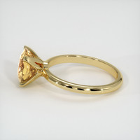 2.54 Ct. Yellow Sapphire Ring, 18K Yellow Gold 4