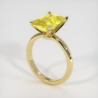 5.03 Ct. Yellow Sapphire Ring, 18K Yellow Gold 2