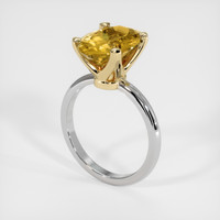 3.66 Ct. Gemstone Ring, 14K Yellow & White 2